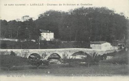 CPA FRANCE 30 " Lasalle, Le Château de St Bonnet et Castellas".