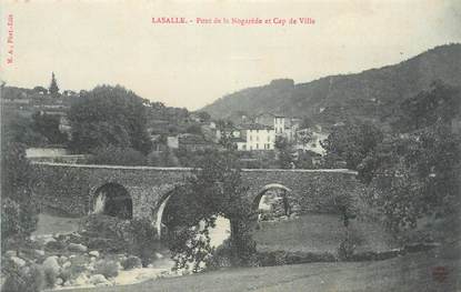 CPA FRANCE 30 " Lasalle, Pont de la Nogarède et cap de ville".