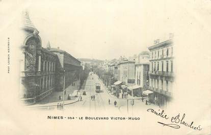 CPA FRANCE 30 "Nimes, Le Boulevard Victor Hugo".