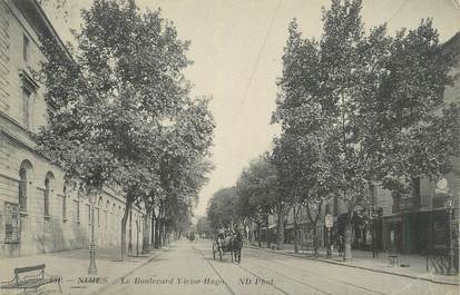 CPA FRANCE 30 "Nimes, Le Boulevard Victor Hugo".