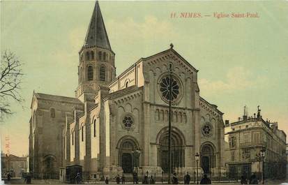 CPA FRANCE 30 "Nimes, Eglise St Paul".