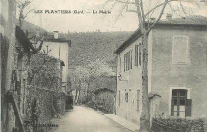 CPA FRANCE 30 "Les Plantiers, La Mairie".