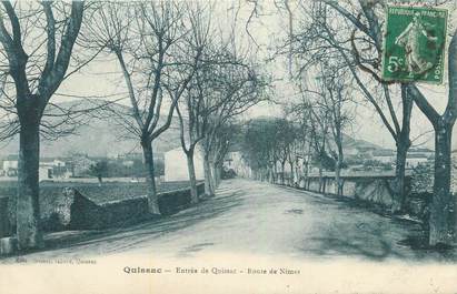 CPA FRANCE 30 "Quissac, Route de Nimes".