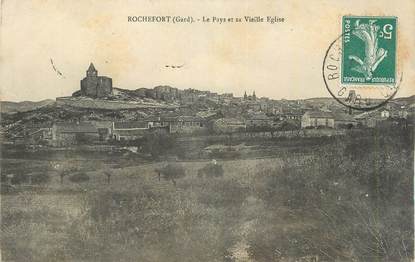 CPA FRANCE 30 "Rochefort , Le pays et sa vieille église".