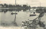 91 Essonne CPA FRANCE 91 " Corbeil, La Seine vue sur les Tarberets et l'Usine Decauville". / LAVEUSE/ DECAUVILLE