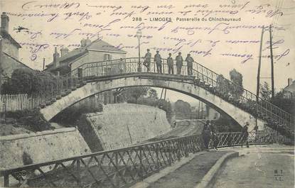 CPA FRANCE 87 "Limoges, Passerelle du Chinchauvaud".