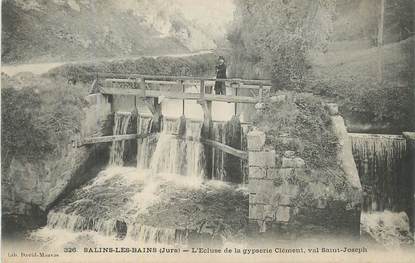 CPA FRANCE 39 "Salin les Bains, L'écluse de la Gypserie Clément".