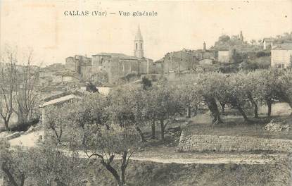 CPA FRANCE 83 " Callas, Vue générale".