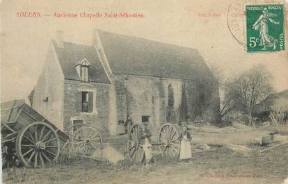 CPA FRANCE 77 "Solers, Ancienne Chapelle St Sébastien".