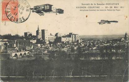CPA FRANCE 84 "Avignon, La semaine de l'aviation 20-28 mai 1911, Aéroplanes".