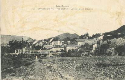 CPA FRANCE 05 " Savines, Vue générale".