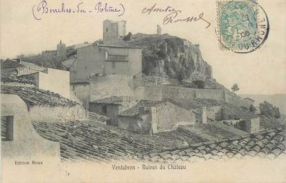 CPA FRANCE 13 " Ventabren, Ruines du château".