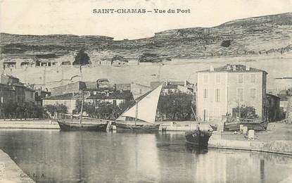 CPA FRANCE 13 " St Chamas, Vue du port".