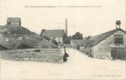 CPA FRANCE 35 " Poligné, Les ardoisières de Riadan en Pléchâtel".