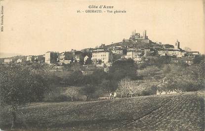 CPA FRANCE 83 " Grimaud, Vue générale".