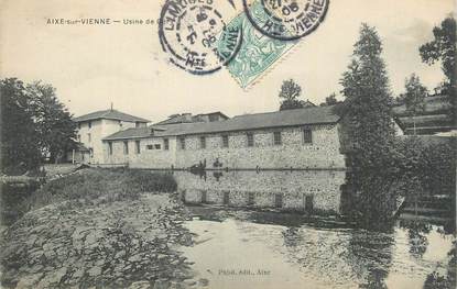 CPA FRANCE 87 " Aix sur Vienne, Usine de Géry".