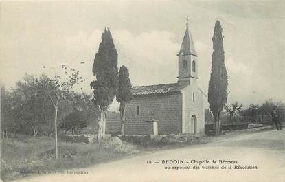 CPA FRANCE 84 " Bedoin, Chapelle de Béccaras".