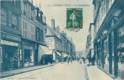 CPA FRANCE 08 "Charleville, la Grande rue"