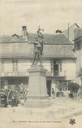 CPA FRANCE 48 " Mende, Monument aux morts".