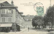 25 Doub CPA FRANCE 25 " Montbéliard, Place de l'Enclos et kiosque de la musique".