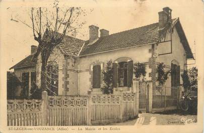 CPA FRANCE 03 " St Léger sur Vouzance, La Mairie et les écoles".