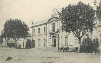 CPA FRANCE 30 " Alès, L'Hôtel de Ville".