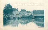 10 Aube CPA FRANCE 10 " Polisot, Pont sur la Seine et la Mairie".