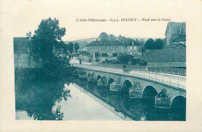 CPA FRANCE 10 " Polisot, Pont sur la Seine".