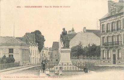 CPA FRANCE 77 "Coulommiers, rue du Palais de Justice"