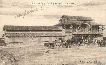 CPA SENEGAL "Saint Louis, la gare"