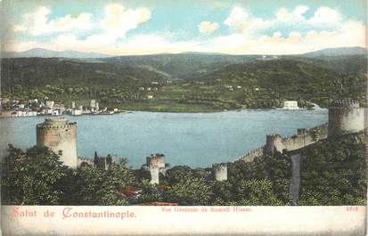 CPA TURQUIE "Constantinople, vue générale de Rumeli Hissar"