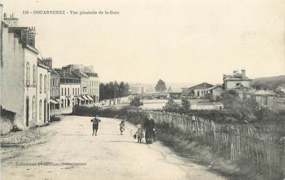 CPA FRANCE 29 "Douarnenez, vue générale de la gare"