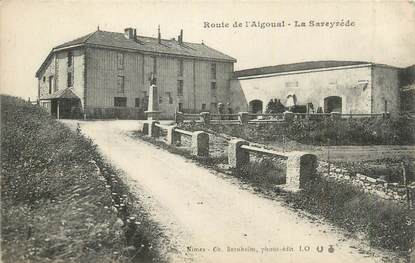 CPA FRANCE 30 " La Sareyrède, Route de l'Aigoual".