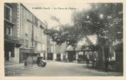 30 Gard CPA FRANCE 30 " Sumène, La place de l'église".