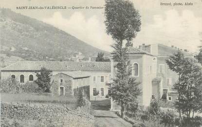 CPA FRANCE 30 " St Jean de Valériscle , Quartier de Pommier".