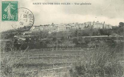 CPA FRANCE 30 " St Victor des Oules, Vue générale".