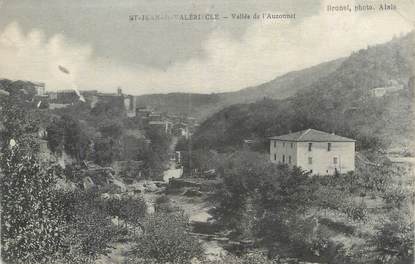 CPA FRANCE 30 " St Jean de Valériscle, Vallée de l''Auzonnet".