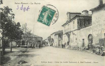 CPA FRANCE 30 "St Mamert, La Mairie".