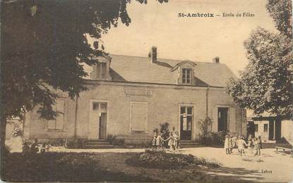 CPA FRANCE 30 " St Ambroix, Ecole de filles".