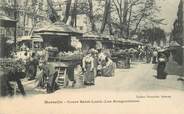 13 Bouch Du Rhone CPA FRANCE 13 "Marseille, Cours Saint Louis, les Bouquetières"