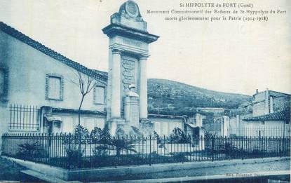 CPA FRANCE 30 " St Hippolyte du Fort, Le monument aux morts".