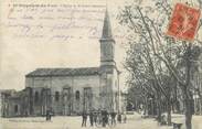 30 Gard CPA FRANCE 30 " St Hippolyte du Fort, L'église et le Cours Gambetta".