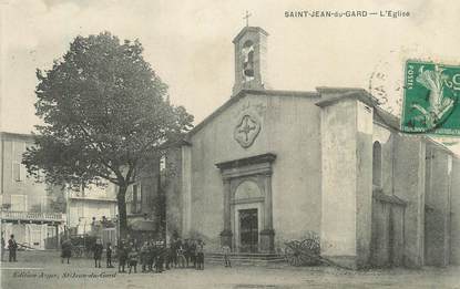 CPA FRANCE 30 " St Jean du Gard, L'église".