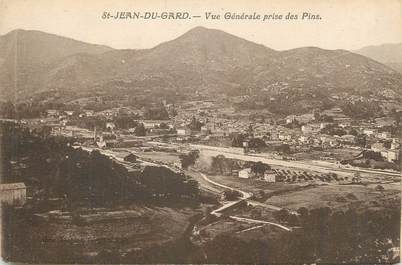 CPA FRANCE 30 " St Jean du Gard, Vue générale prise des pins".