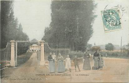 CPA FRANCE 02 "Tergnier Quessy, le chateau"