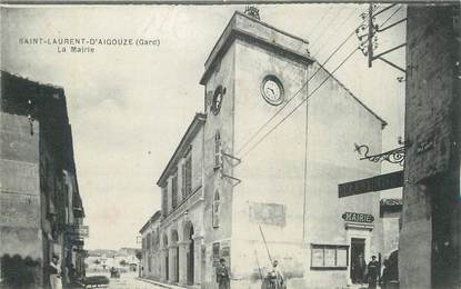 CPA FRANCE 30 " St Laurent d'Aigouze, La Mairie".