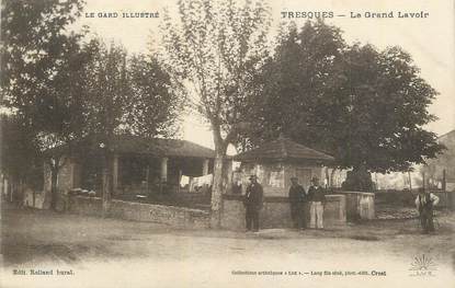 CPA FRANCE 30 " Tresques, Le grand lavoir".