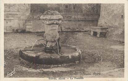 CPA FRANCE 30 " Tavel, La fontaine".