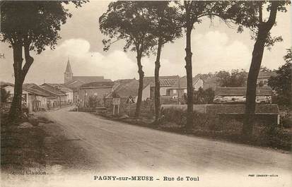 CPA FRANCE 55 "Pagny sur Meuse, rue de Toul"