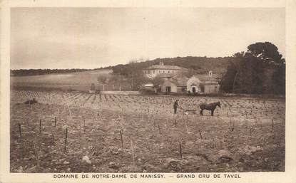 CPA FRANCE 30 " Tavel, Domaine de Notre Dame de Manissy".